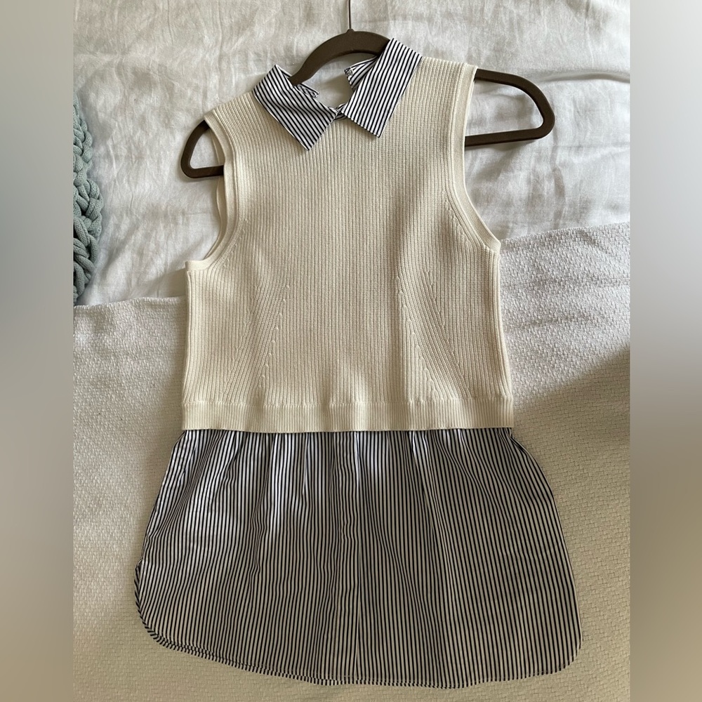 Club Monaco Sweater tank top. Never worn. Size S.